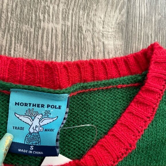 Subpar Gift Giver Elephant Christmas Long Sleeve Knit Ugly Sweater - Picture 6 of 8